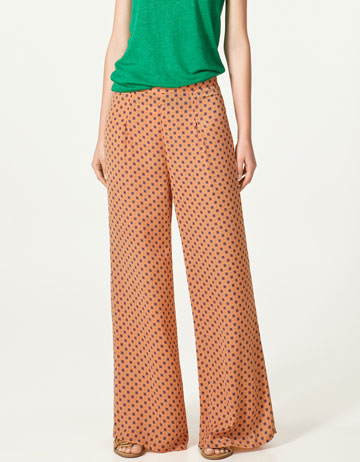 Discover 126+ zara patterned trousers
